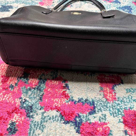 Coach Christie Crossgrain Leather Crossbody in Black - Picture 3 of 9